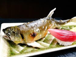 鮎の塩焼き