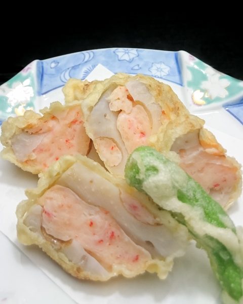 海老真丈蓮はさみ揚げ