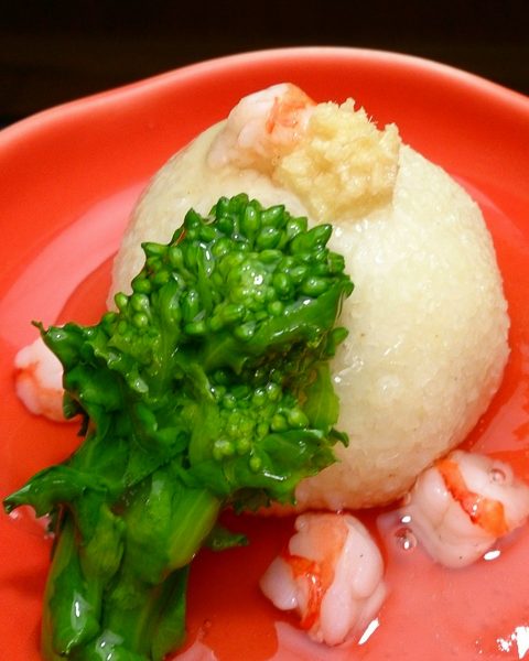 ユリ根海老饅頭