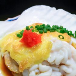 帆立白子焼き