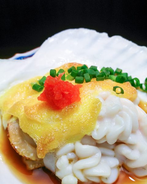 ホタテ白子焼き