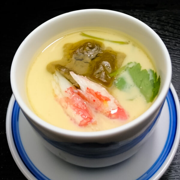 カニ味噌の茶碗蒸し