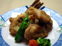 ふぐの唐揚げ