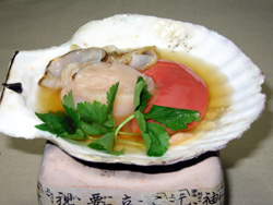 帆立の浜焼き