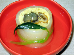うなぎと茄子の絹田蒸し