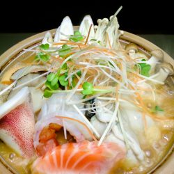 熱々海の幸の陶板焼き