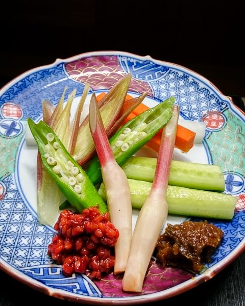 夏野菜を美味しいお味噌で